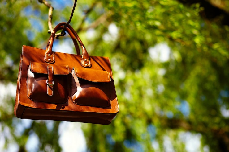 Handcrafted Leather Tote – Cognac Brown
