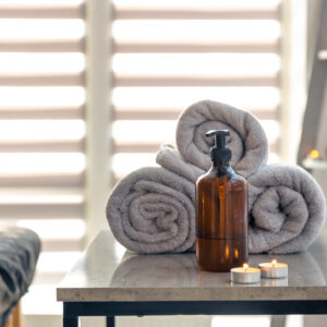 Organic Cotton Waffle Bath Towel Set