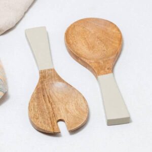 Madras Small Serving Set, Taupe