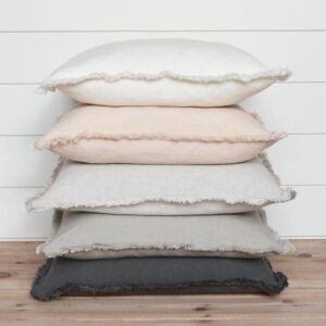 Fringe Pillow Covers - Subtle Color Palette