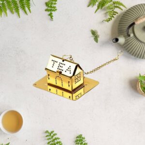 Golden House Tea Infuser: Steep with Style & Elegance