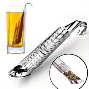 Stainless Steel Long-Handle Tea Infuser for Loose Tea and Sp