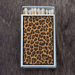 Matches • Leopard Skin • Home Decor for Candles and Incense