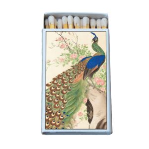 Matches • Japanese Art Peacock • Home Decor for Candles