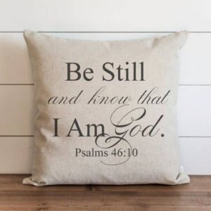 Be Still And Know Pillow Cover