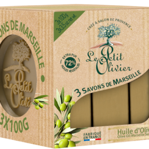 LE PETIT OLIVIER 3x100g Olive Oil Marseille soaps