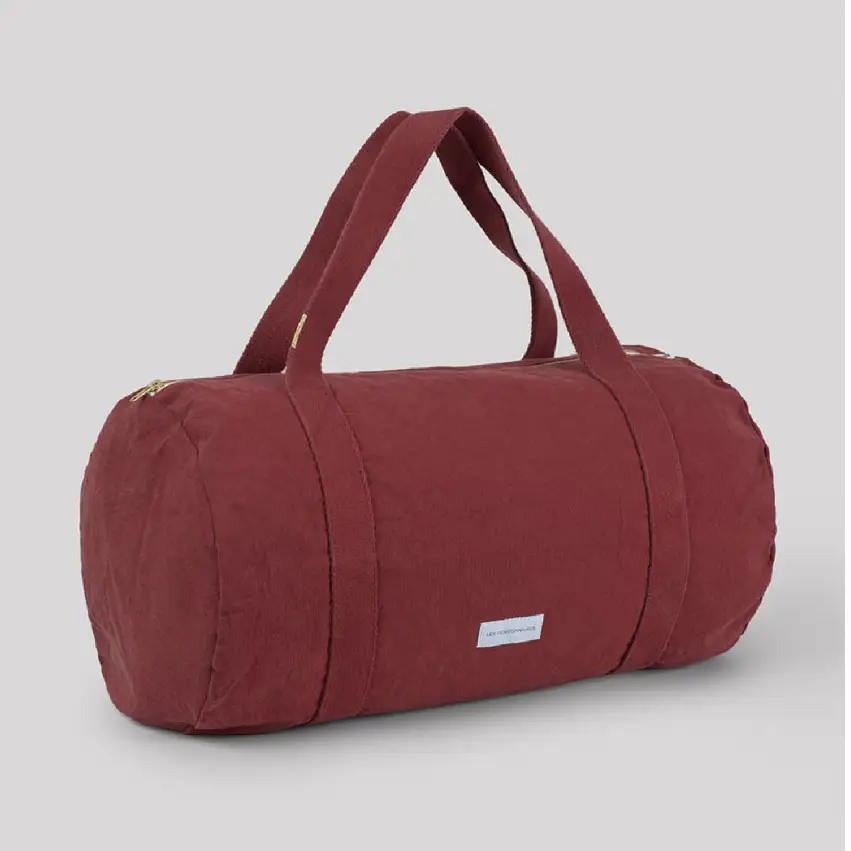Rust Organic Cotton Canvas Bowling Bag