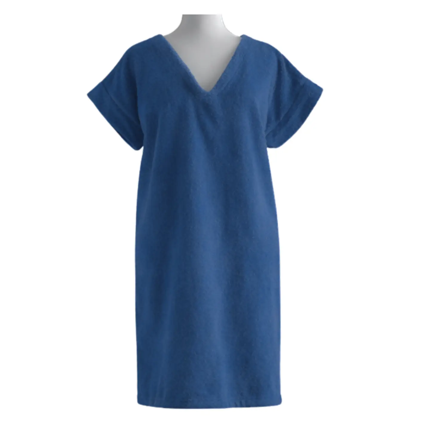 Short Vintage- styled Dress - Ultramarine - Image 3