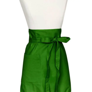 Peridot Green Solid Cloth Bistro Apron