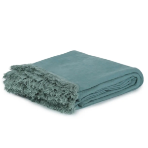Gangfrange Minera Bedspread/Decorative Throw in Celadon