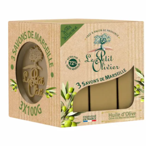 Olive Oil Marseille Soaps 3x100g - Le Petit Olivier