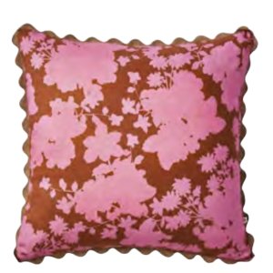 Gardenia Cerise 60x60cm Linen Pillow