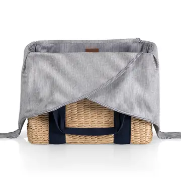 Parisian Picnic Basket in Navy - Image 3