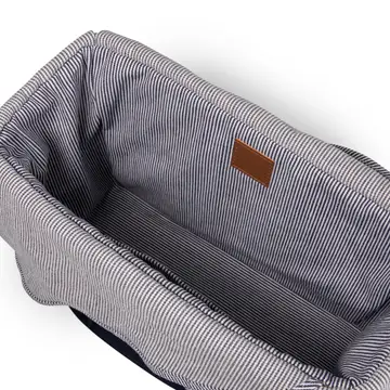 Parisian Picnic Basket in Navy - Image 4