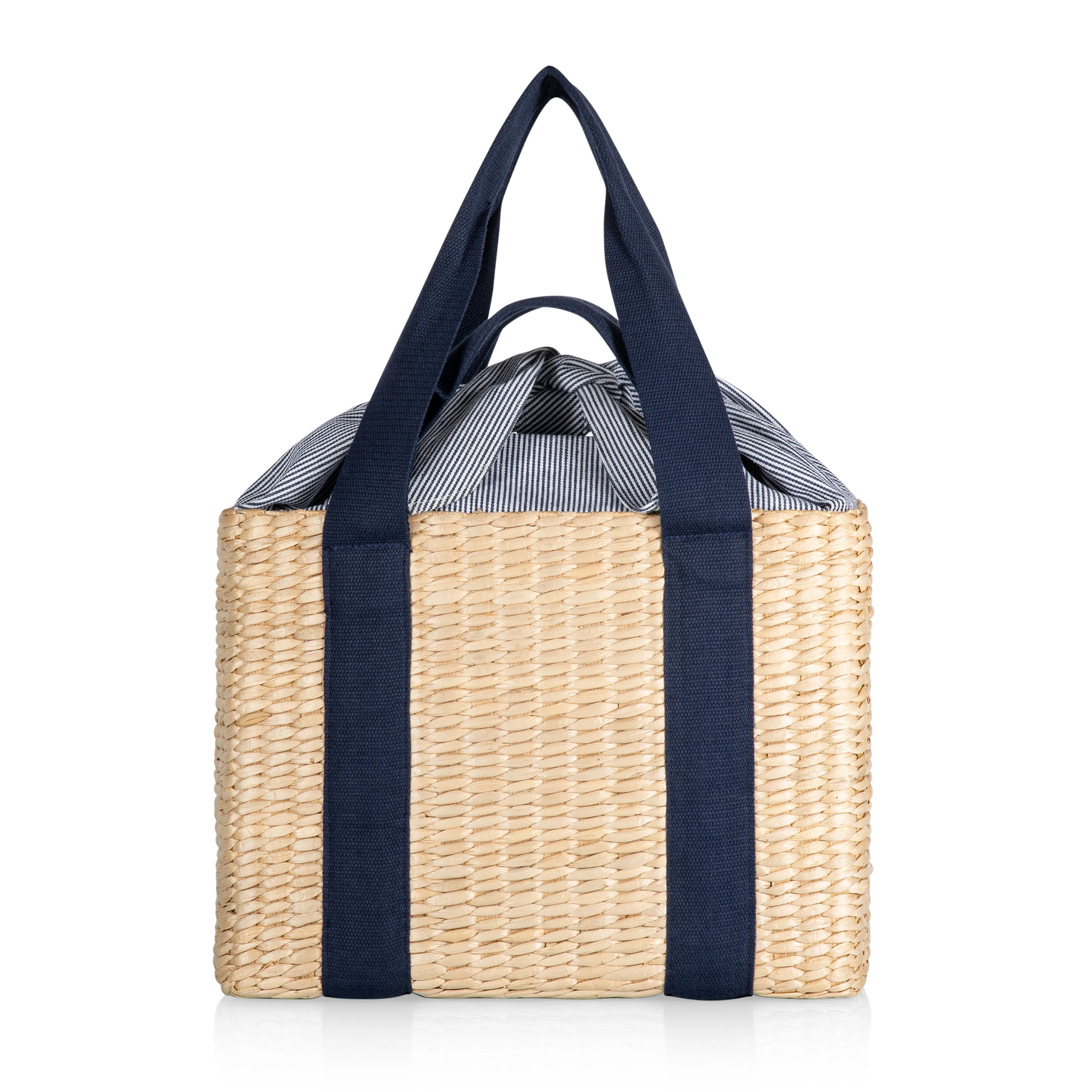 Parisian Picnic Basket in Navy - Image 5