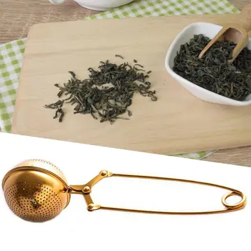 Gold Snap Ball Tea Infuser - Image 3