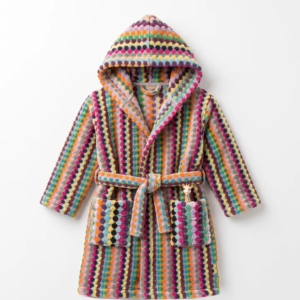 Turkish Cotton Handwoven Kids Robe 7-8T
