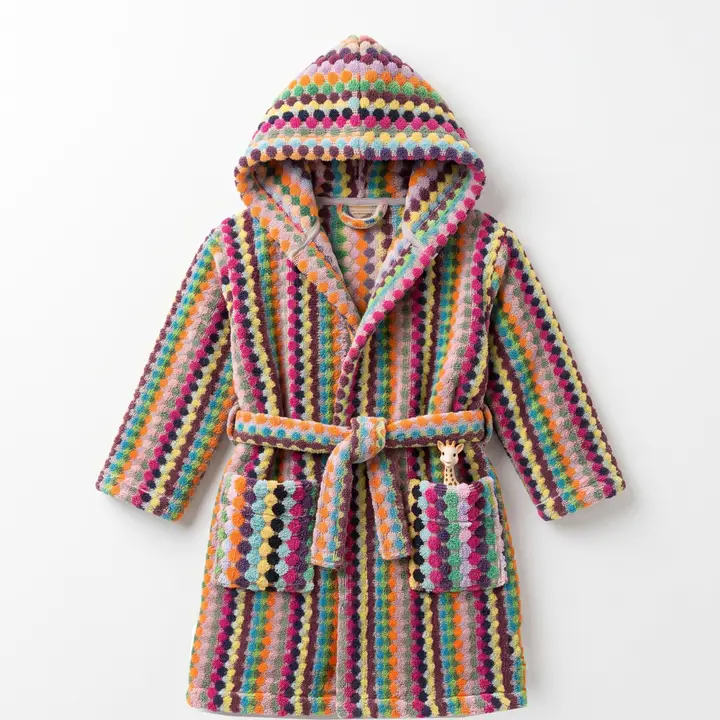 Turkish Cotton Handwoven Kids Robe 7-8T