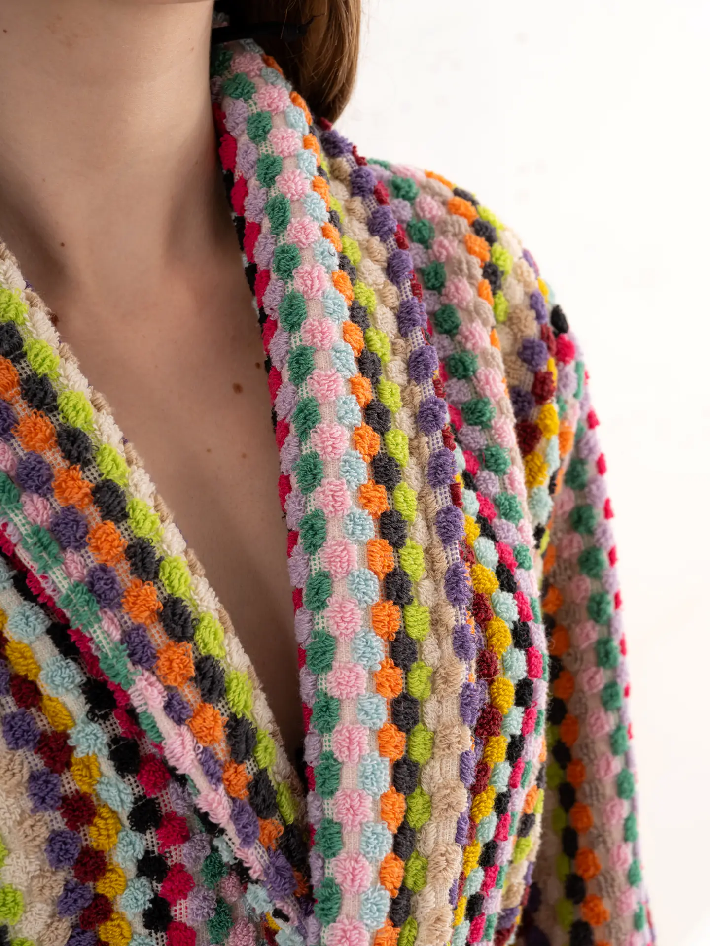 Turkish Cotton Handwoven Robe M - Image 2